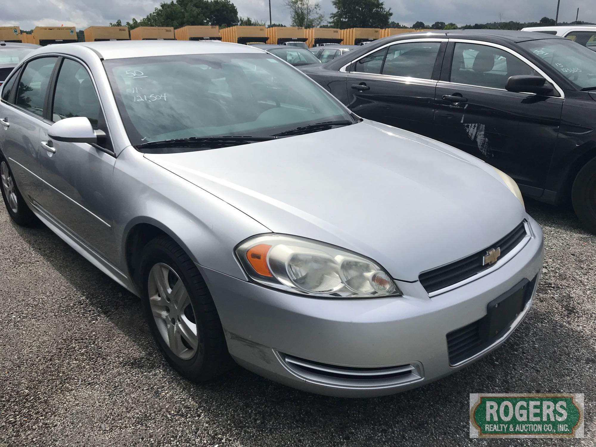 2011 CHEVROLET Impala, 3.5, 121504 miles, 2G1WF5EK7B1228819