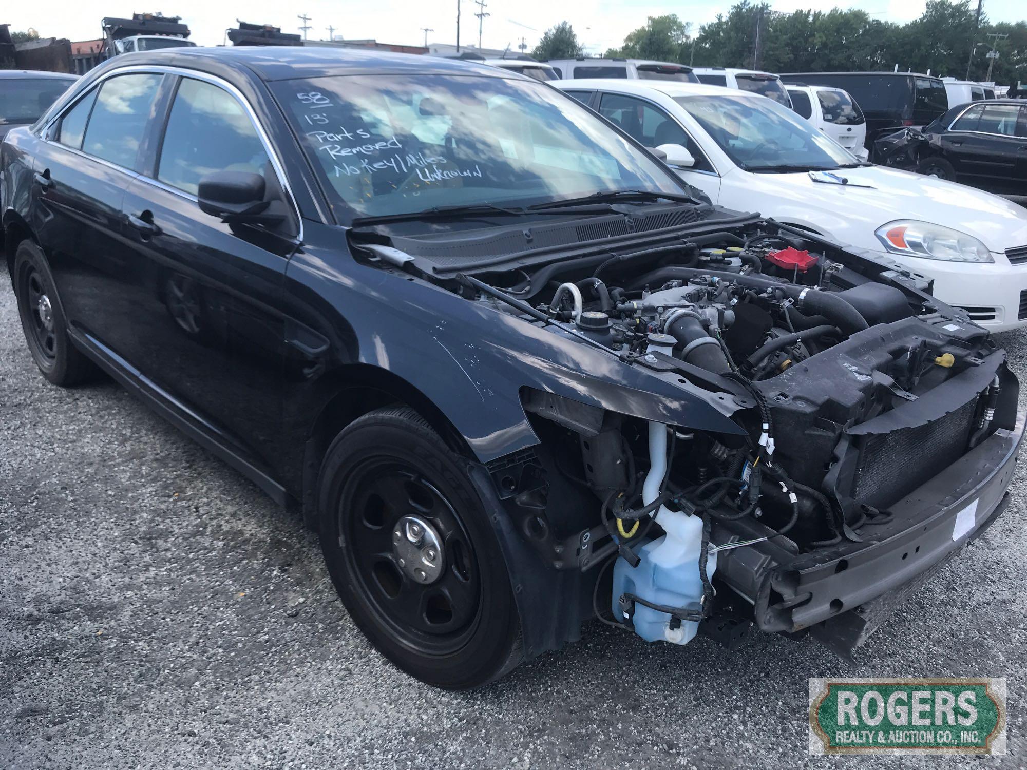 2013 Ford Interceptor, 3.5, 1FAHP2MTXDG143684, PARTS CAR NOT TOTALLED-MILEAGE UNKNOWN-NO KEYS