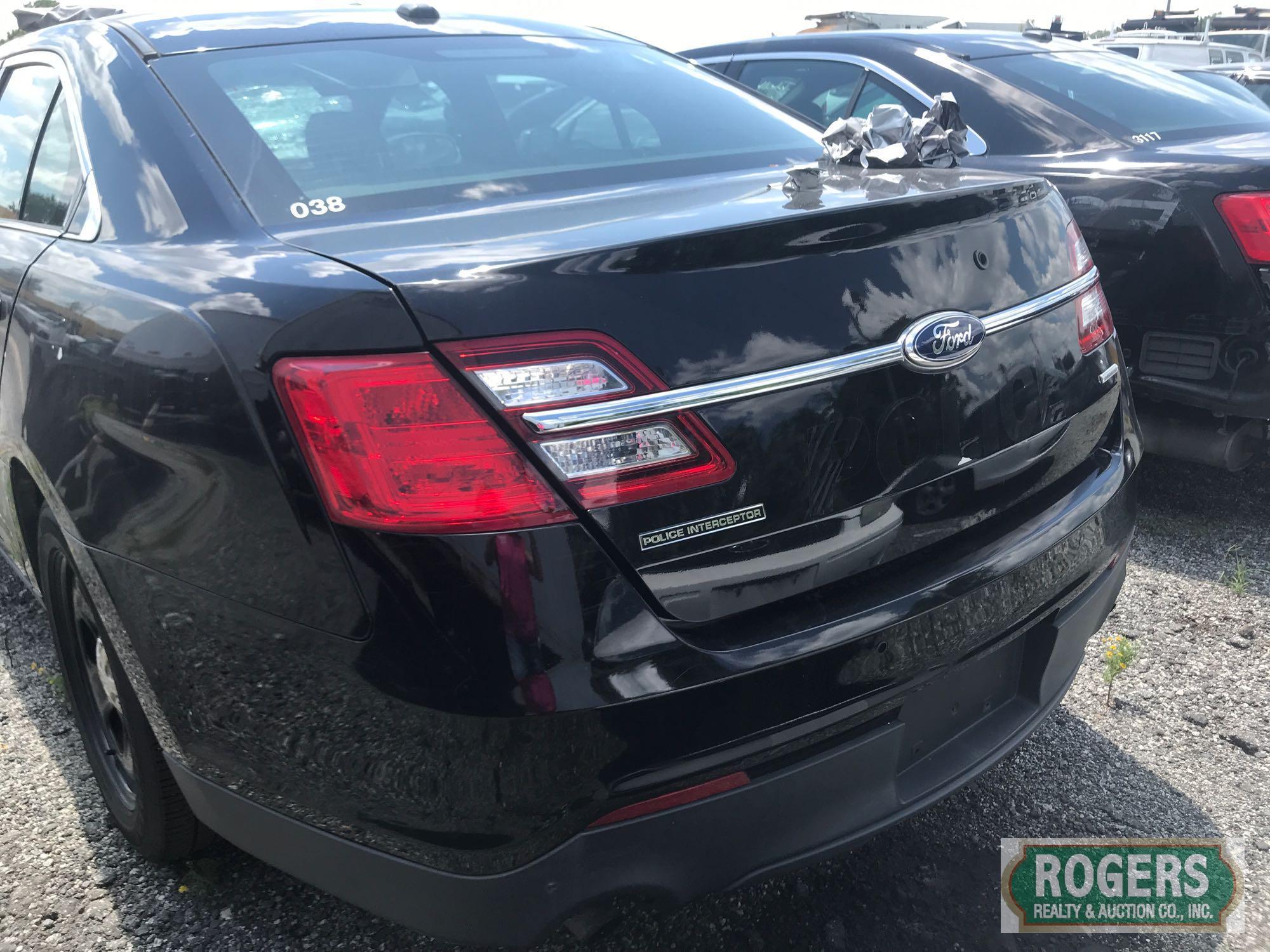 2014 Ford Interceptor, 1FAHP2MK4EG151174-MILEAGE UNKNOWN-SALVAGE TITLE-NO KEYS