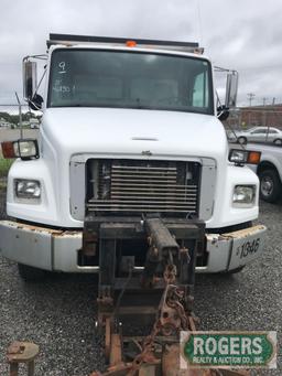 2001 Freightliner, FL-80 truck, Cat 3126. MD-3560, 46830 miles, Has Plow, Bed Model 10-DOAL,