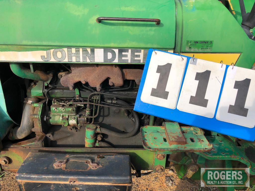 1986 John Deere Tractor 2750 made in France Serial # 572089 CD