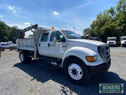 2008 FORD F-650 C/C DUMP TRUCK