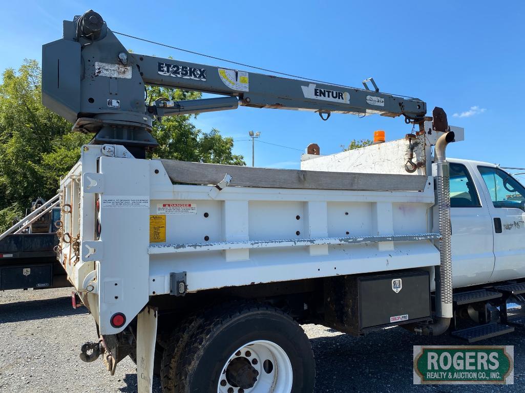 2008 FORD F-650 C/C DUMP TRUCK