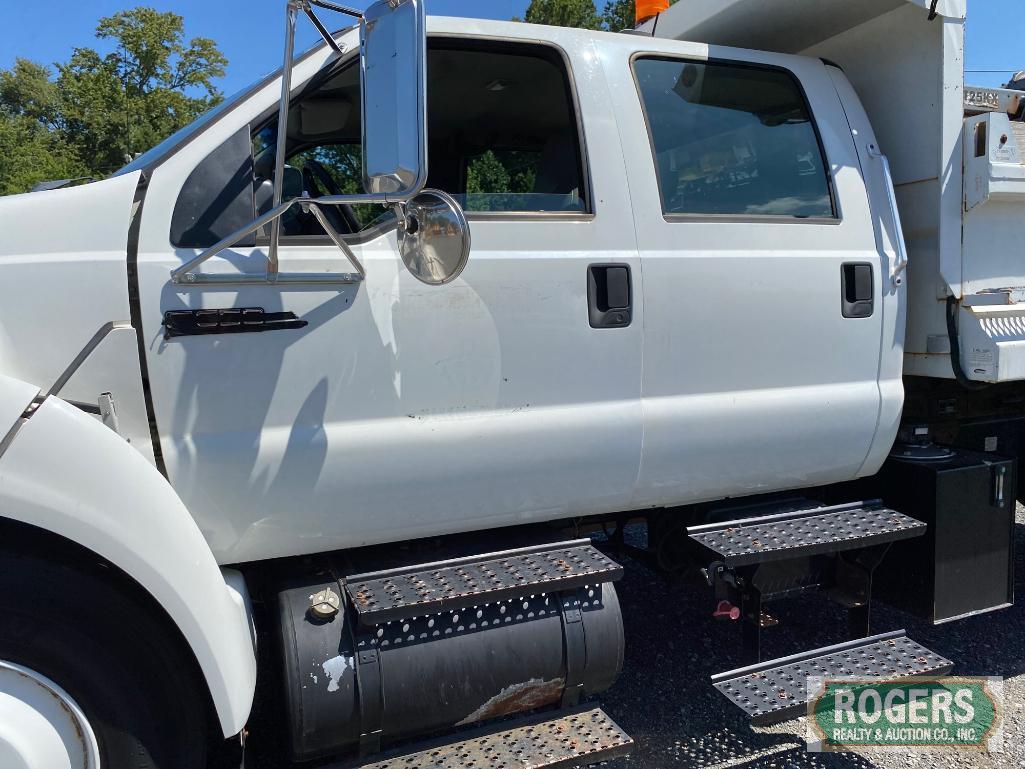 2008 FORD F-650 C/C DUMP TRUCK