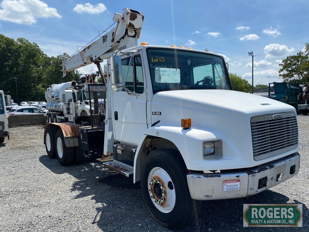 1999 FREIGHTLINER FL80 CRANE TRUCK