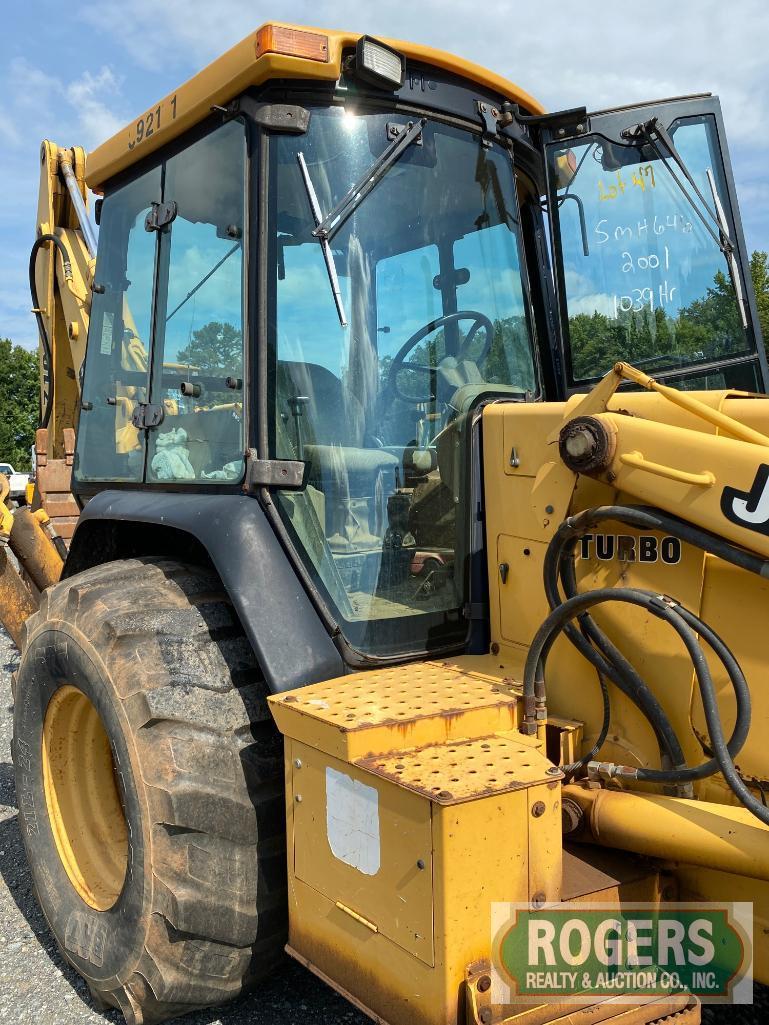 2001 JOHN DEERE 710D WHEELED LOADER/BACKHOE