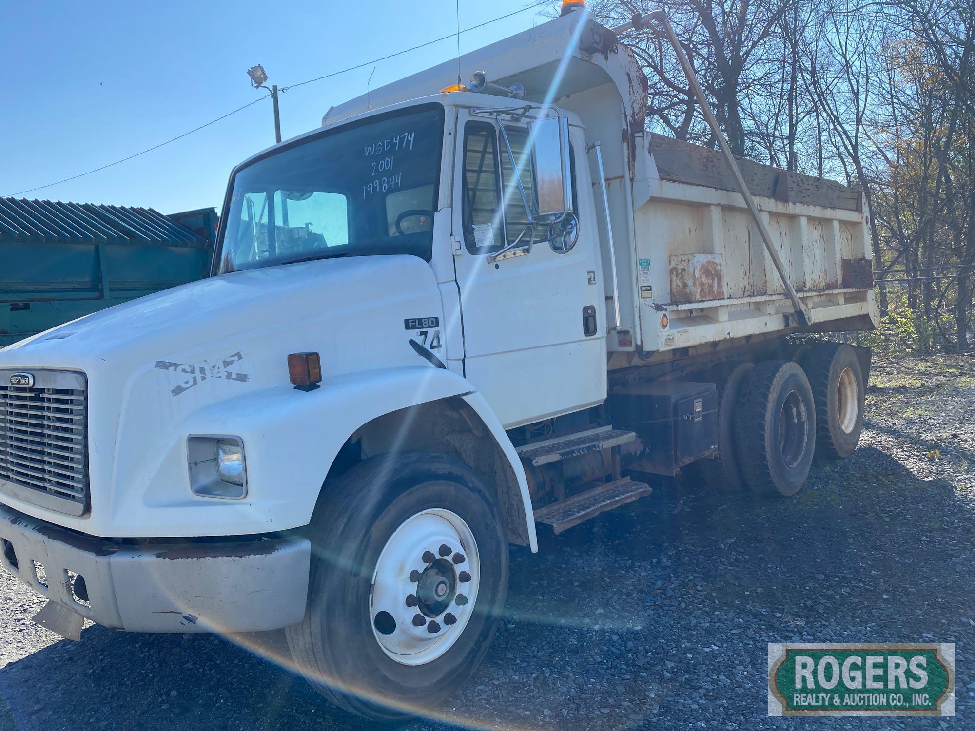 2001 FREIGHTLINER FL80 DUMP TRUCK