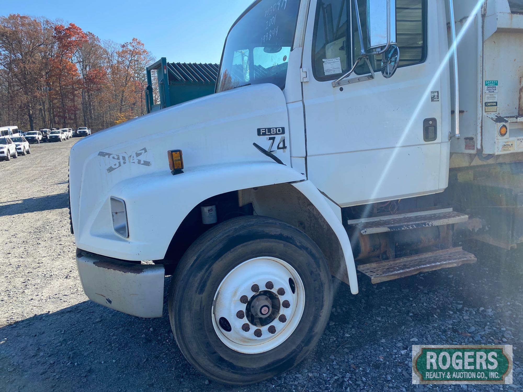 2001 FREIGHTLINER FL80 DUMP TRUCK