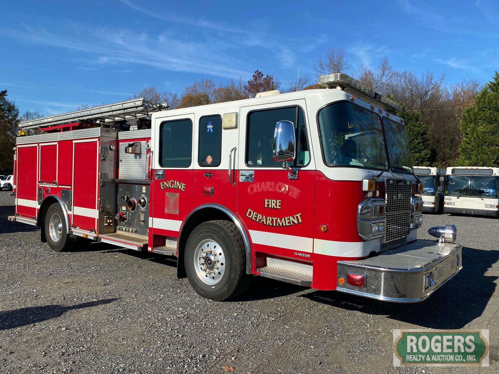 2005 SPARTAN RESERVE ENGINE PUMPER TRUCK