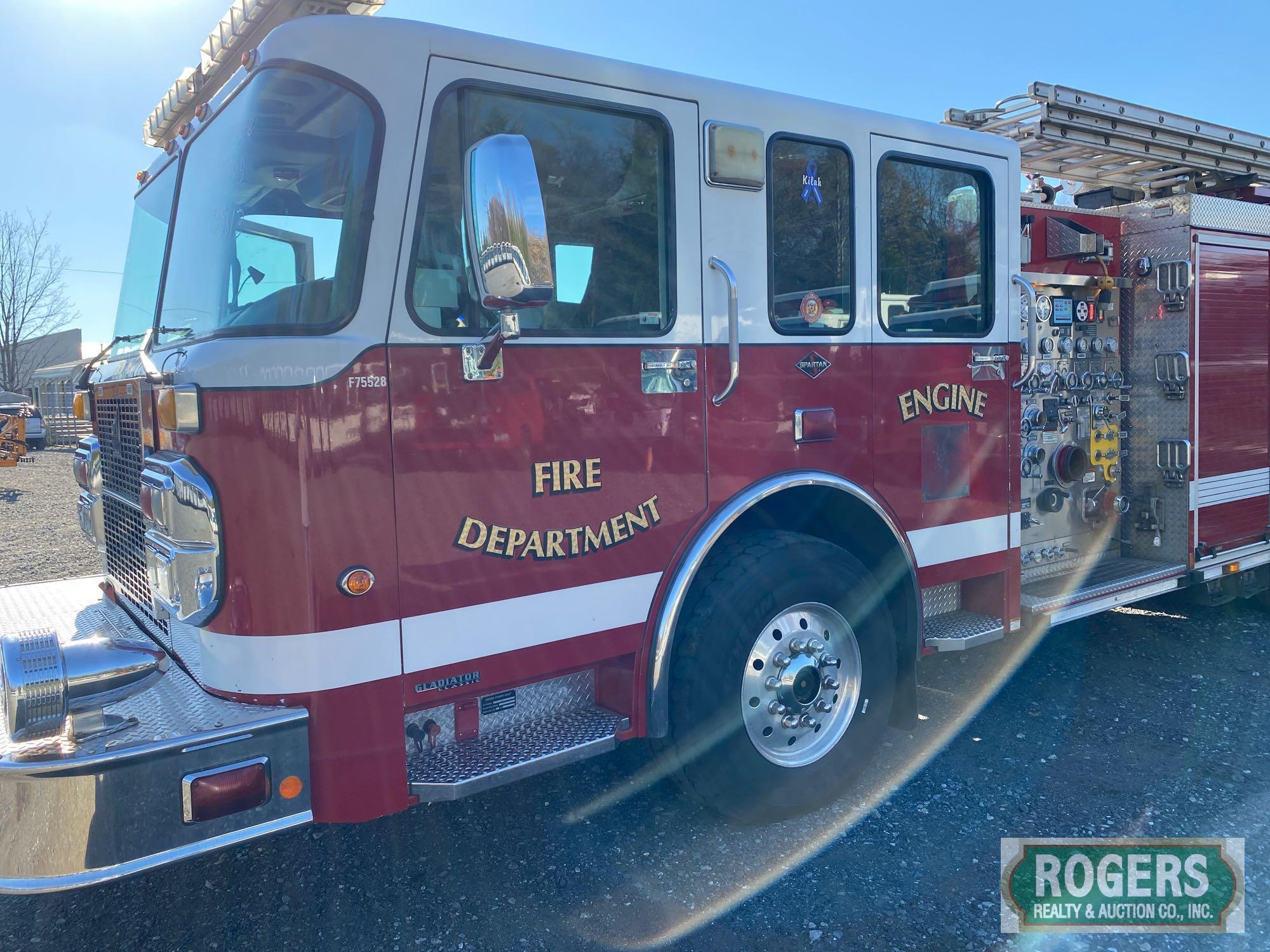 2005 SPARTAN RESERVE ENGINE PUMPER TRUCK