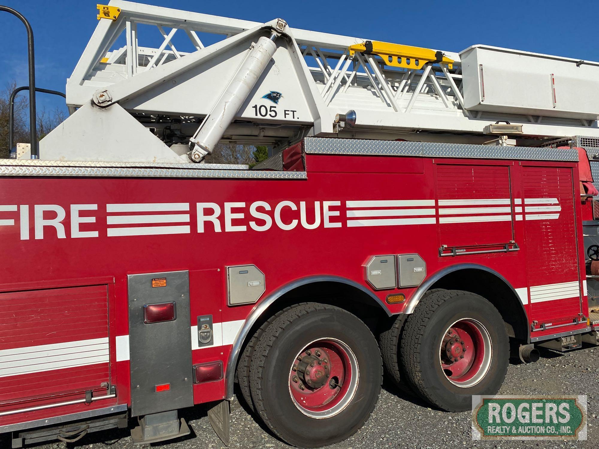 2003 SPARTAN RESERVE LADDER TRUCK