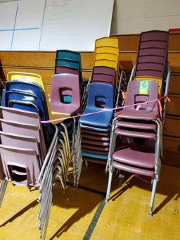 64 student and adult chairs