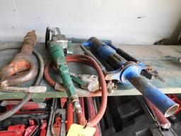 LOT: (3) Pneumatic Tools - Post Driver, Demolition Hammer, Reciprocating Saw
