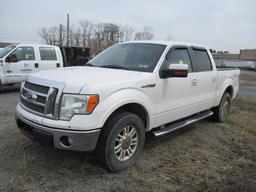 2010 Ford 150 Lariat 4x4 Pickup Supervisor Truck, Crew Cab, 6 ft. Bed, Leather Interior, power