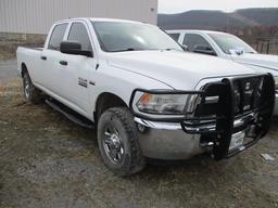 2014 Dodge 2500 HD 4x4 Pickup Truck, Gasoline Engine, Automatic Transmission, Crew Cab, A/C, 8 ft.