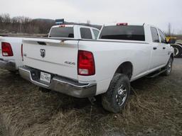 2014 Dodge 2500 HD 4x4 Pickup Truck, Gasoline Engine, Automatic Transmission, Crew Cab, A/C, 8 ft.