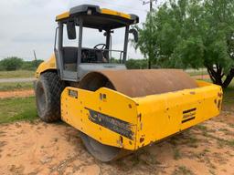 2014 Dynapac 84 in. Smooth Roller, VIN 10000138J0A013842, Open ROPS, 1349 hours