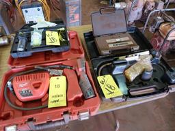 LOT: Milwaukee Cordless Inspection Camera with Charger & Battery, (2) Assorted UV Dye & Oil