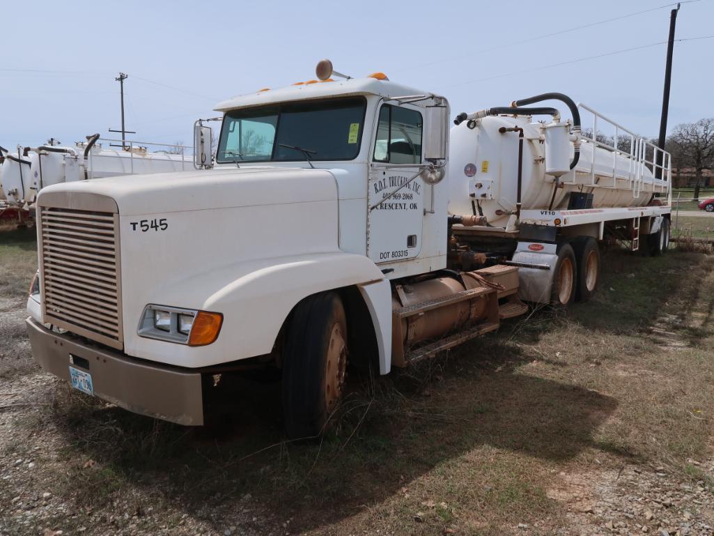 2000 Freightliner Model FLD120, Tandem Axle Tractor, 14.0L L6 Diesel, 10-Speed Trans, VIN: