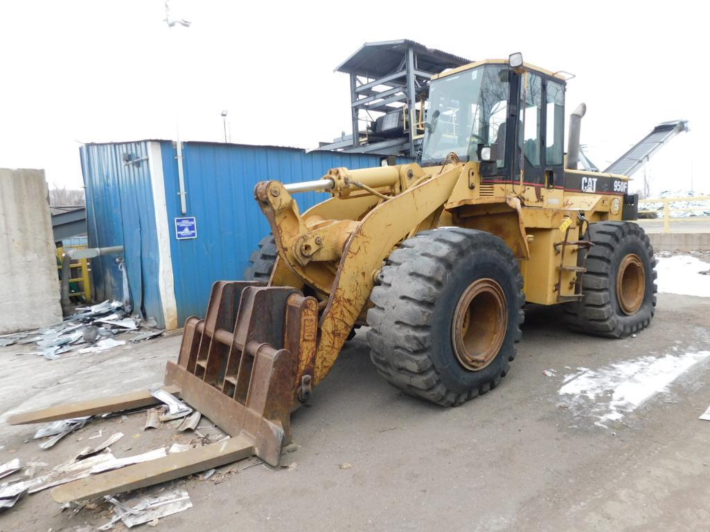 1997 Caterpillar Wheel Loader Model 950F II, S/N 55K02709, EROPS, 180 HP Di