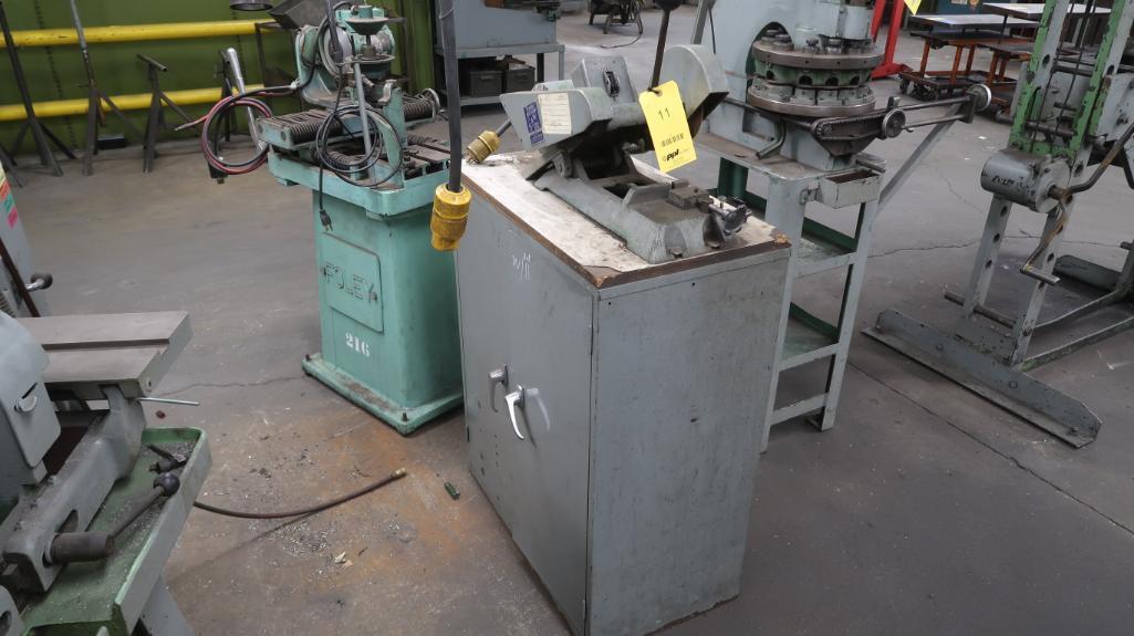 LOT: Richards Multiform Bench Saw Model CS, with Cabinet, LOCATION: TOOL RO