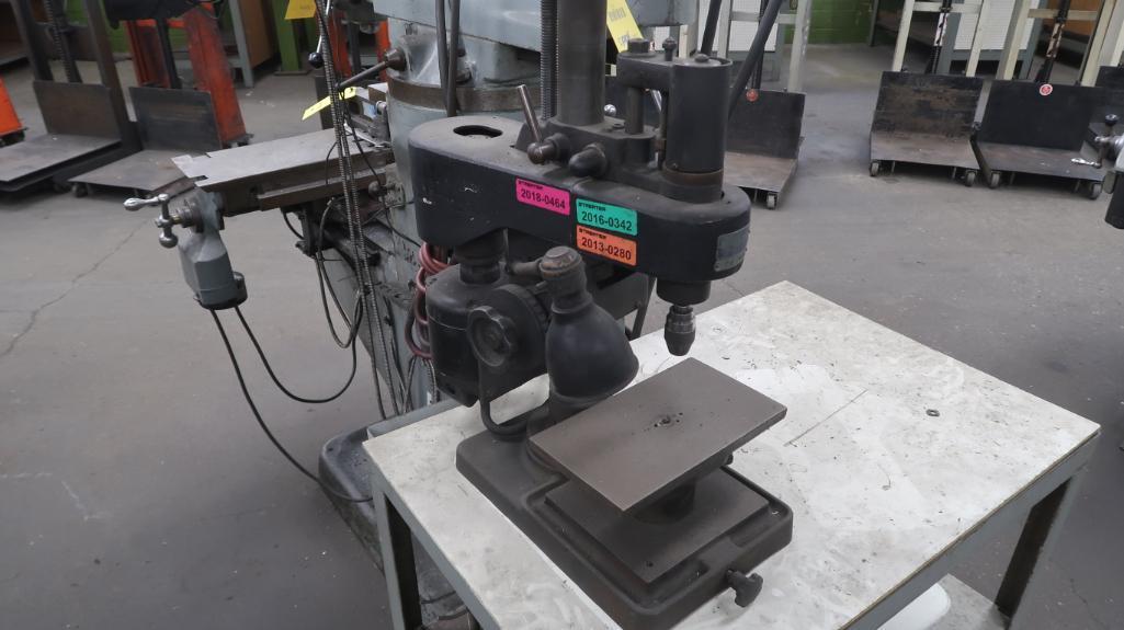 LOT: VariMatic 10 in. Precision Drill Press, with Table, LOCATION: TOOL ROO