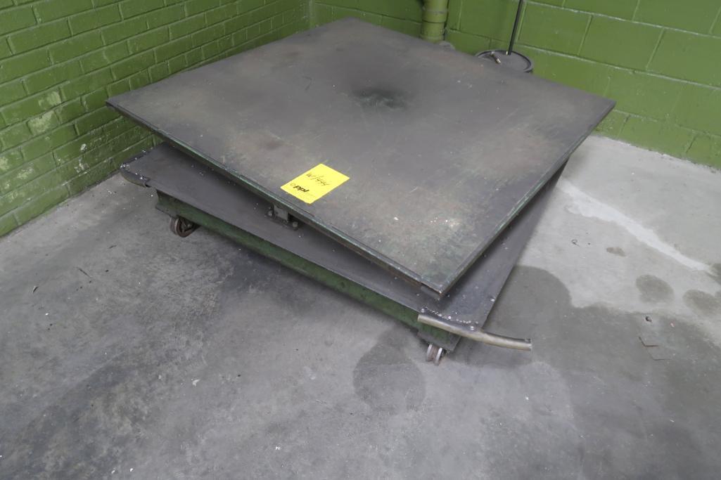 LOT: (4) Assorted Steel Rotary Turntables, LOCATION: MAIN PRESS FLOOR