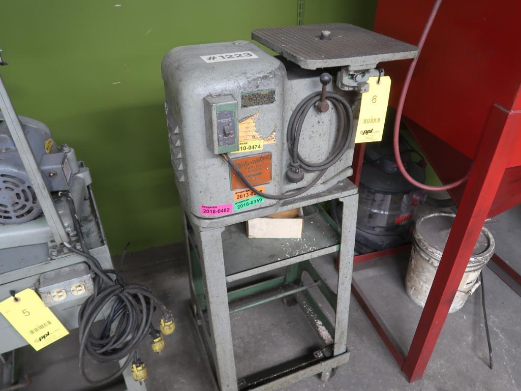 Milwaukee Profile Grinder, with Stand (1223), LOCATION: TOOL ROOM