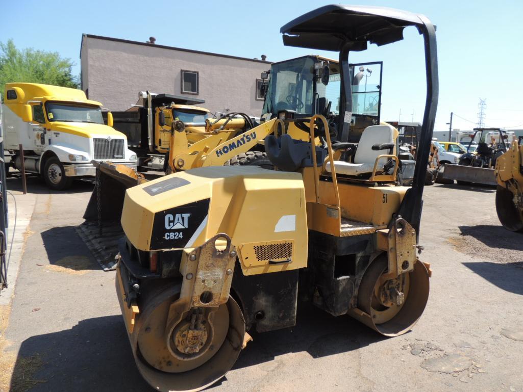 2007 Caterpillar CB224K Roller, S/N CB224K22403101, 1162 Hrs. Indicated, (#51), LOCATION: 2435 S.