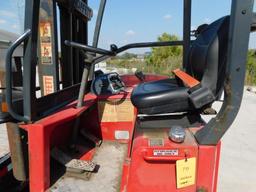 Moffett 5500 lb. Self Loading Forklift Model M55, S/N E340248