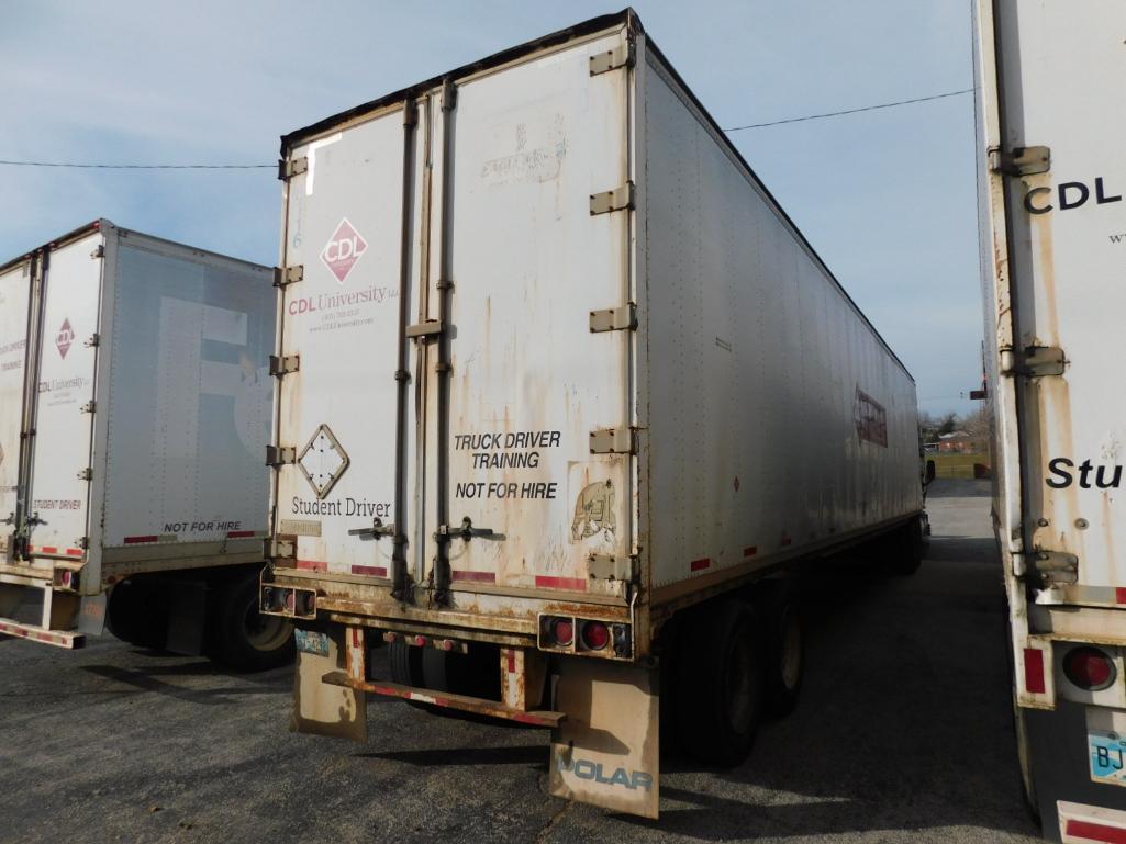 1988 Stoughton 47.5' Trailer Dry Van, Model: ASVW-485T-S-C, 68,080 GVWR, VIN 1DW1A4827JS587652