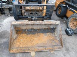 Case 60XT Skid Steer, Diesel, Hand Controls, Aux. Hydraulics, 5' Bucket & 3' Forks, 12 X 16.5 Tires,