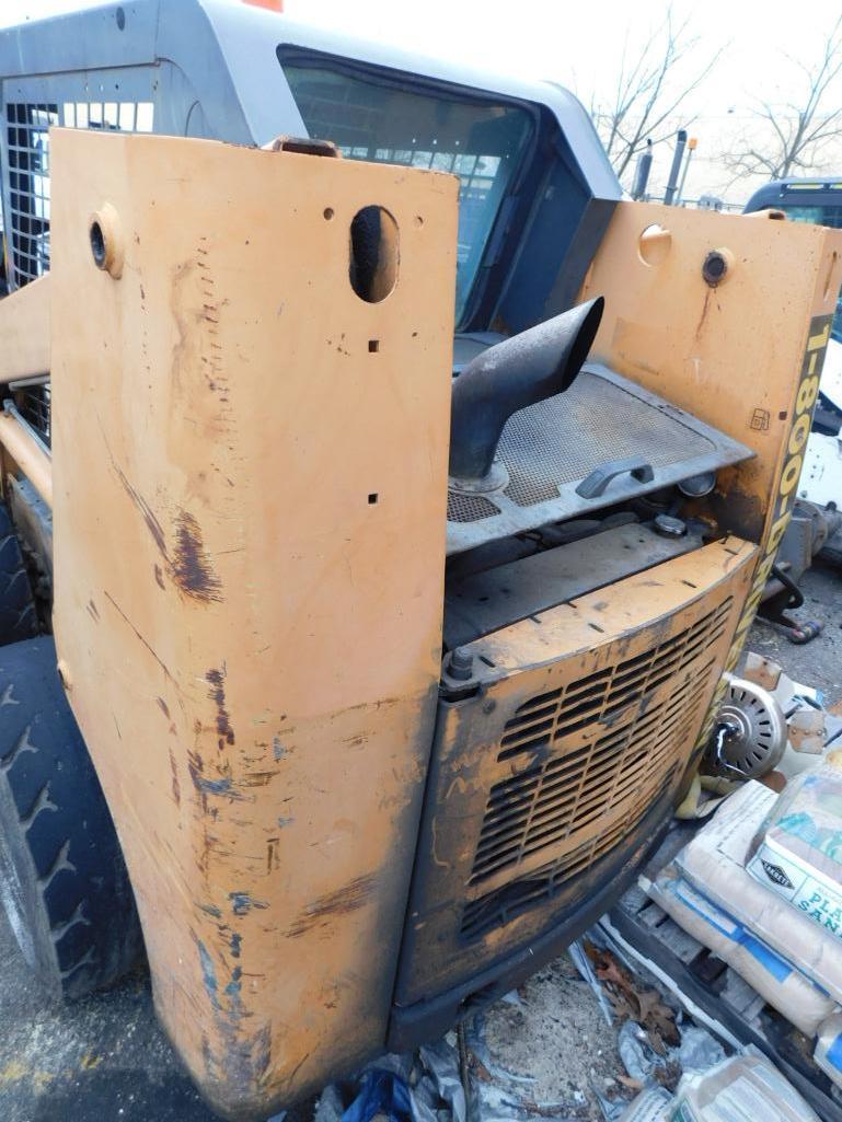 Case 60XT Skid Steer, Diesel, Hand Controls, Aux. Hydraulics, 5' Bucket & 3' Forks, 12 X 16.5 Tires,