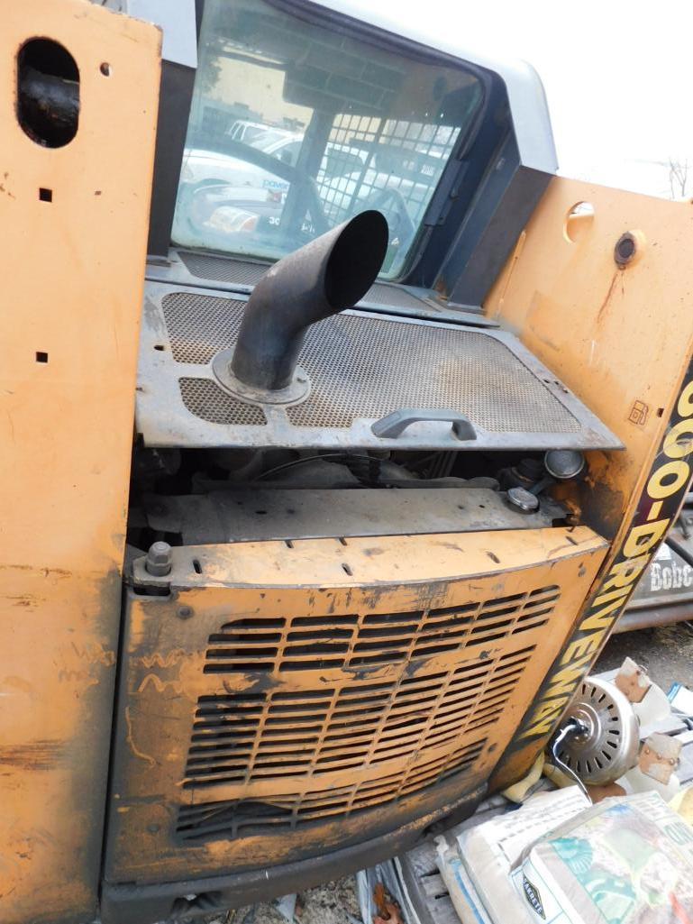 Case 60XT Skid Steer, Diesel, Hand Controls, Aux. Hydraulics, 5' Bucket & 3' Forks, 12 X 16.5 Tires,