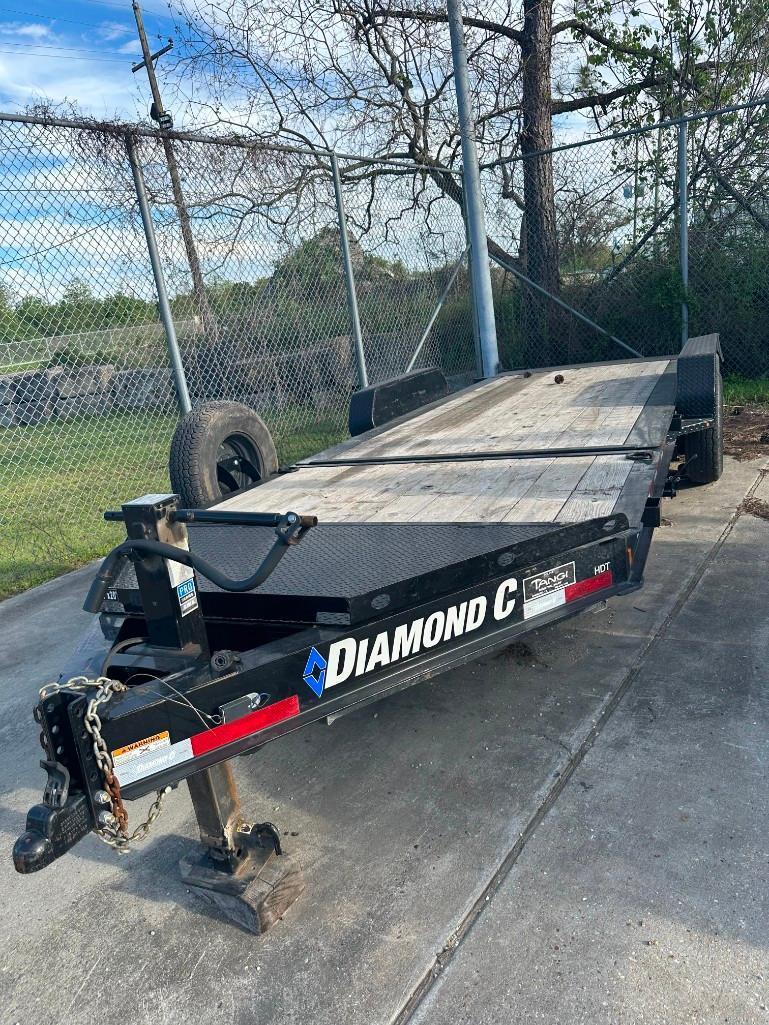 2022 Diamond C Tilt Trailer, Model: HDT207 20x82, VIN: 46UFU202XN1254819, GVWR: 14,900 lbs., GAWR