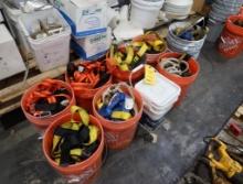 LOT: (8) Personal Fall Protection Sets - Each w/Bucket