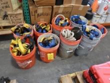 LOT: (8) Personal Fall Protection Sets - Each w/Bucket