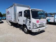 LOT: (LOTS 64-65 INCLUSIVE) 2017 Isuzu NPR 4 Door Duel Wheel, Gas, License# 58BIKJ, VIN