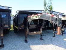 2021 Big Tex Dump Trailer, 8' x 20' Dual Tandem, Gooseneck, Cover, GVRW 10,000 Lbs.,