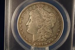 ANACS 1901 Morgan Silver Dollar