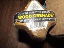 WOOD GRENADE - SPLITTER WEDGE