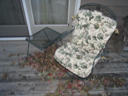 PATIO ROCKER & TABLE