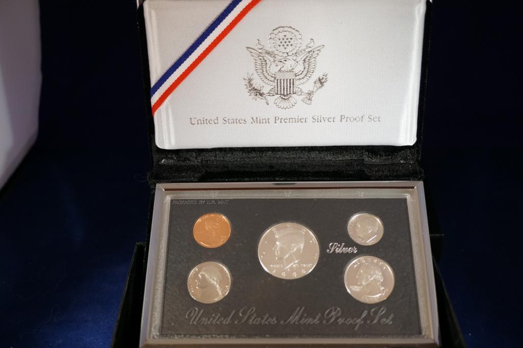 1998 United States Mint Premier Silver Proof Set with box and COA