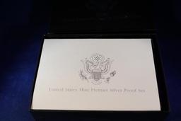 1998 United States Mint Premier Silver Proof Set with box and COA