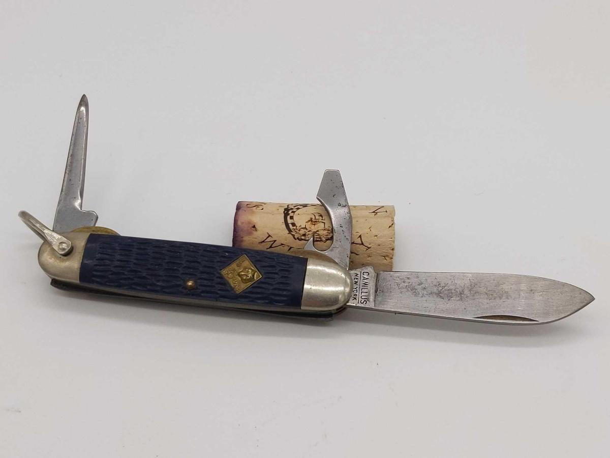 Camillus New York USA Cub Scout Three Blade Pocket Knife