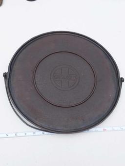 Griswold 14" Erie 742 Round Cast Iron Griddle