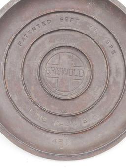 Griswold No. 9 Self Basting Skillet Cover 469C