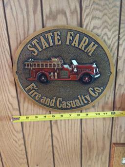 State Farm Fire & Casualty Co. 11.5" Metal Sign