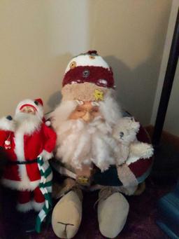 Christmas Decorations - Santa, Birdhouse & More