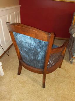 Vintage Wicker Side Chair